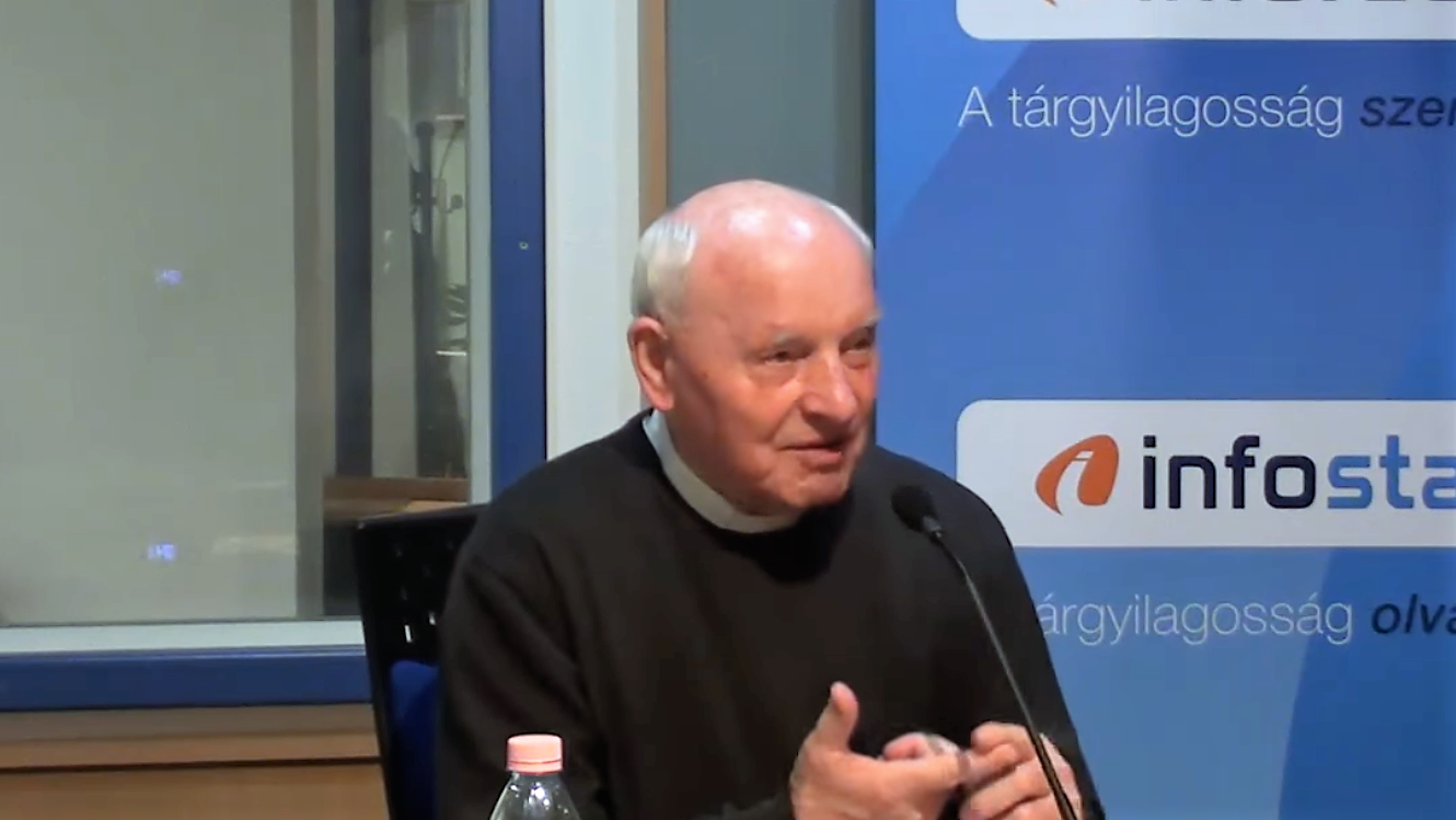 Father Imre Kozma talks to InfoRádió on the 30th anniversary of the Charity Service