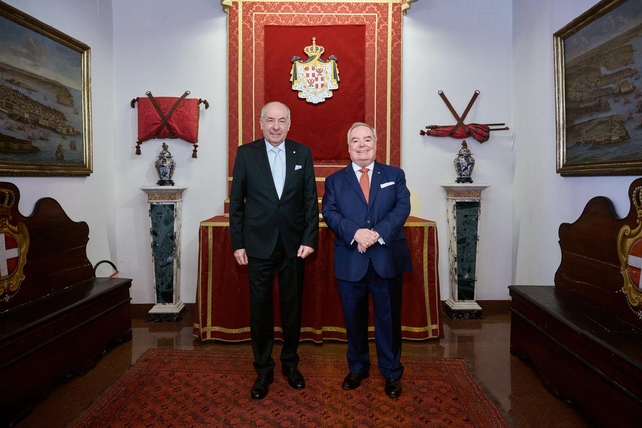 Dr. Sulyok Tamás a Nagymesternél